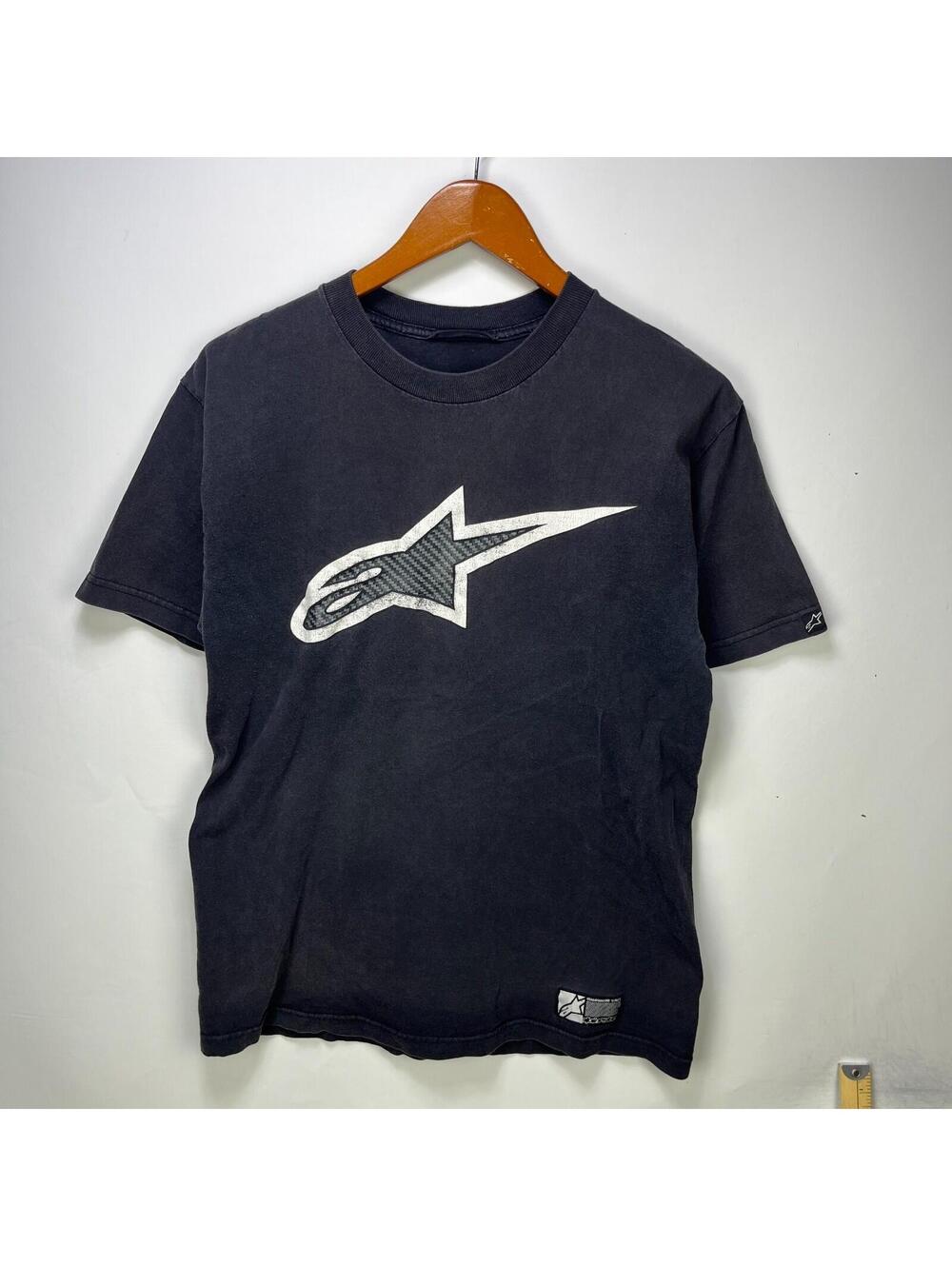 Vintage Alpinestars Motorsport Racing Faded T Shirt Medium
